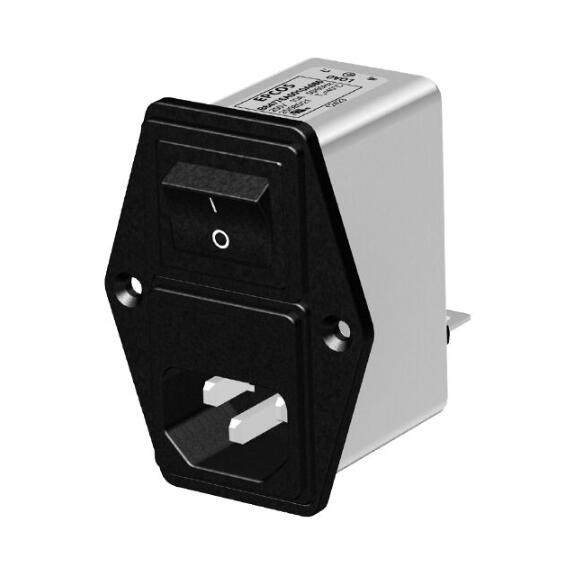 B84776A0010A000 Power Entry Module | 10A/250V | IEC C14 | Filtered/Switch/Fuse Holder | TDK EPCOS