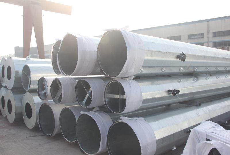 African steel pipe pole