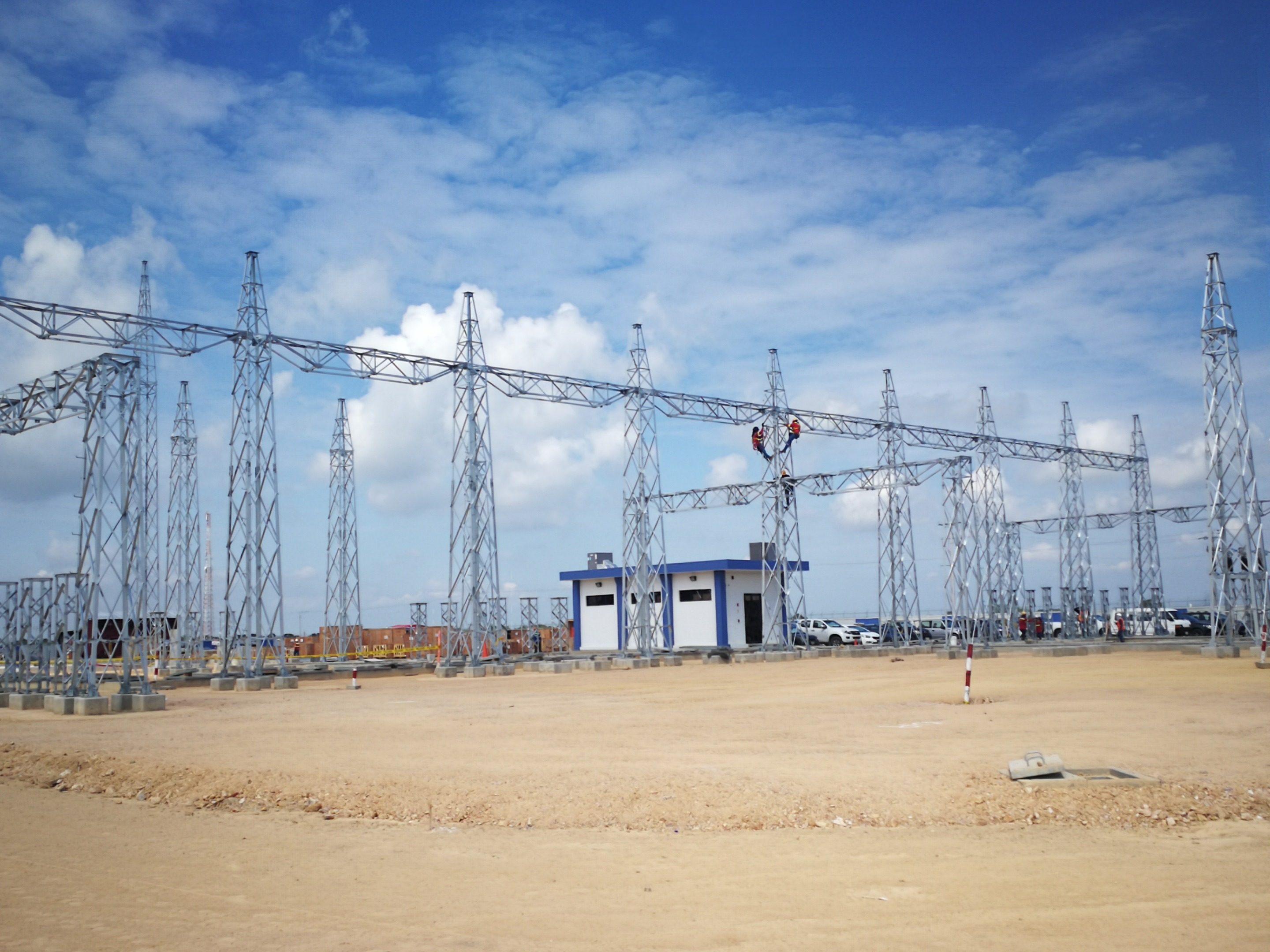 South American angle steel tower structure