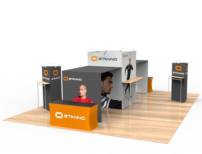 20x30ft tension fabric trade show booth