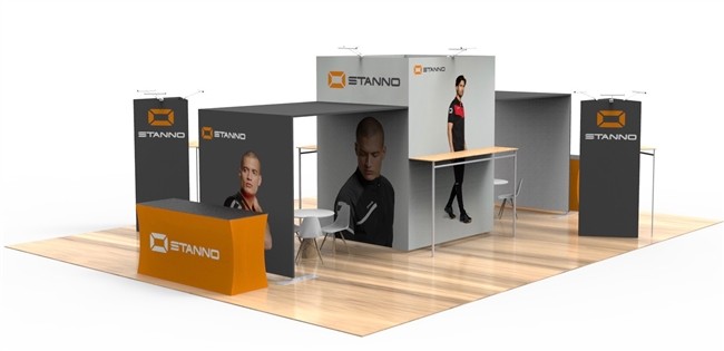 20x30ft tension fabric trade show booth