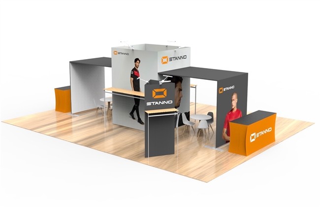 20x30ft tension fabric trade show booth
