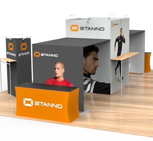 20x30ft tension fabric trade show booth