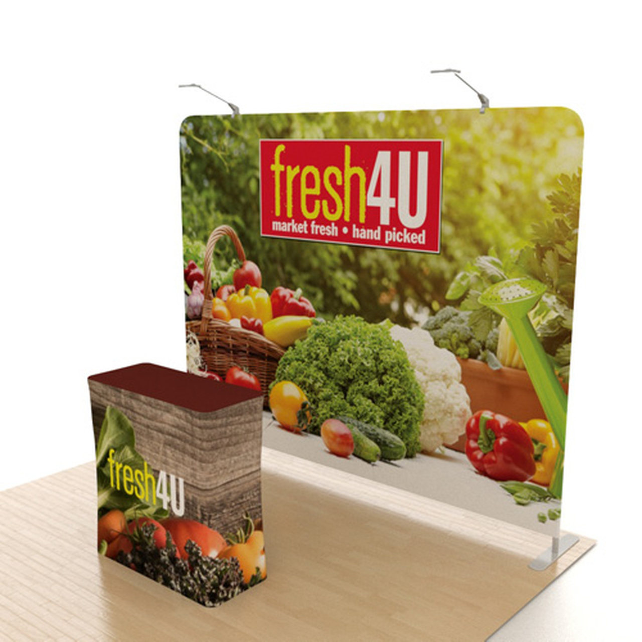10x10ft straight fabric backdrop stand