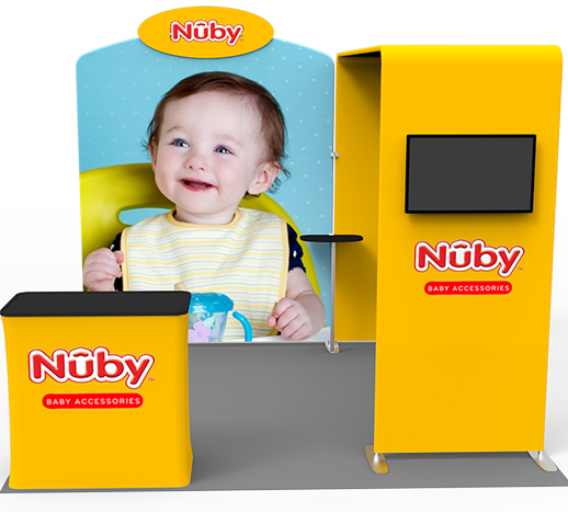 10x10ft custom arch trade show booth display