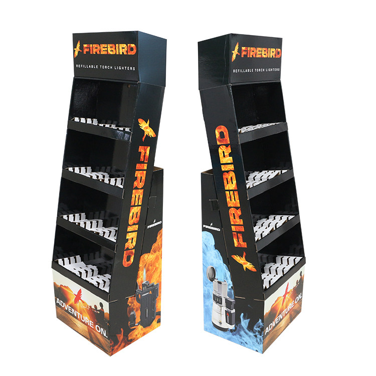 4 Tiers Floor Cardboard Display