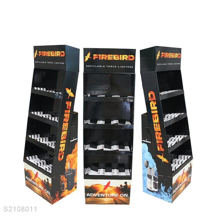 4 Tiers Floor Cardboard Display