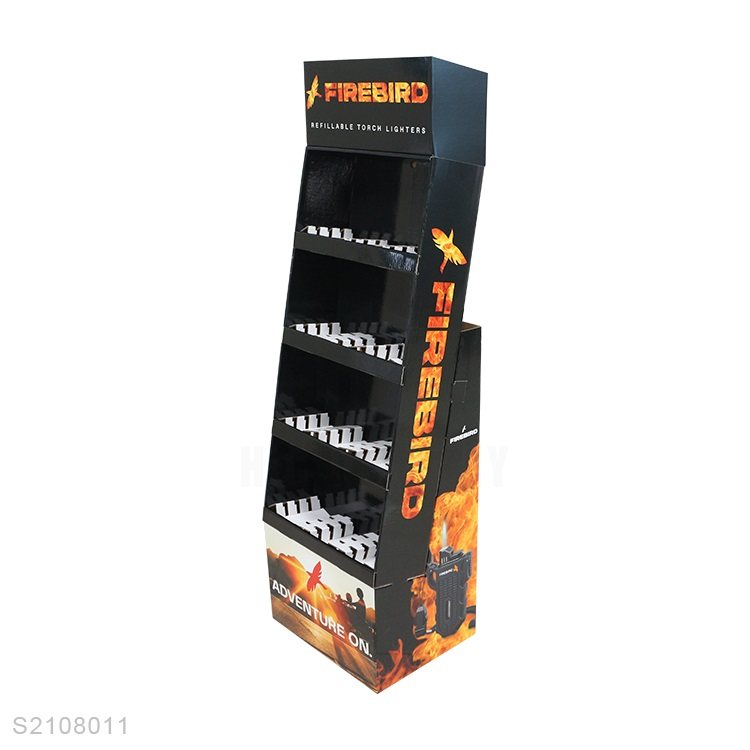 4 Tiers Floor Cardboard Display