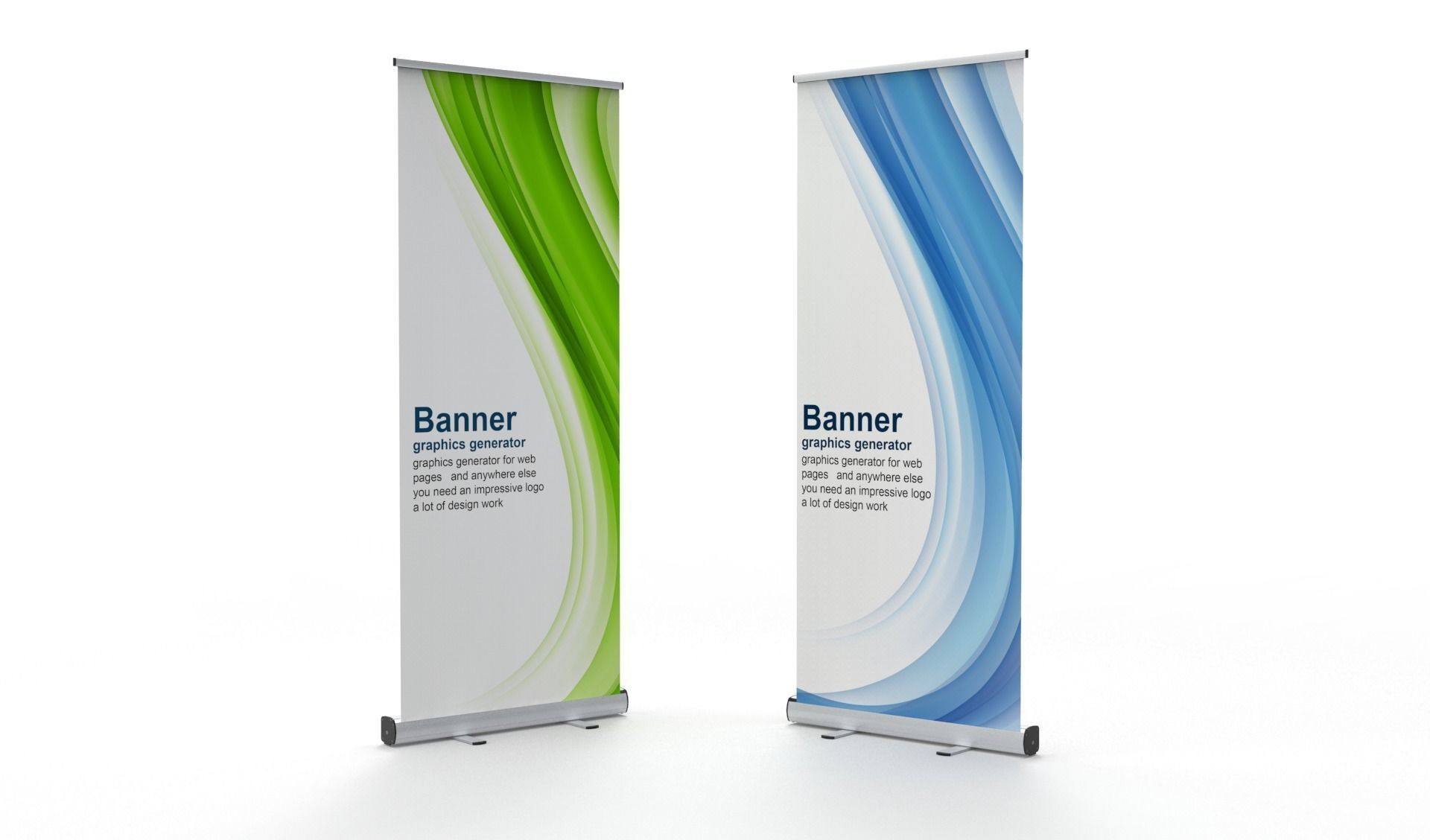 Economical & Retractable Banner Stands