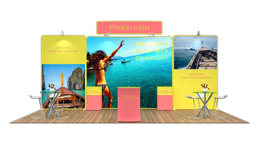 6x3 meter aluminum tube trade show display