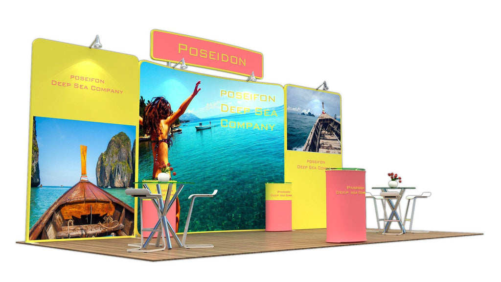 6x3 meter aluminum tube trade show display