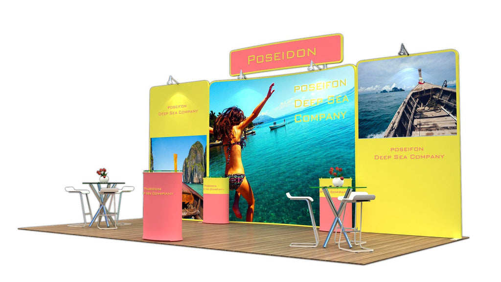 6x3 meter aluminum tube trade show display