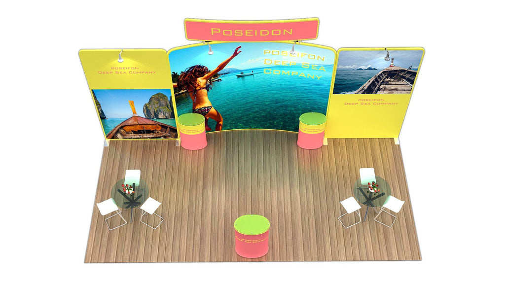 6x3 meter aluminum tube trade show display