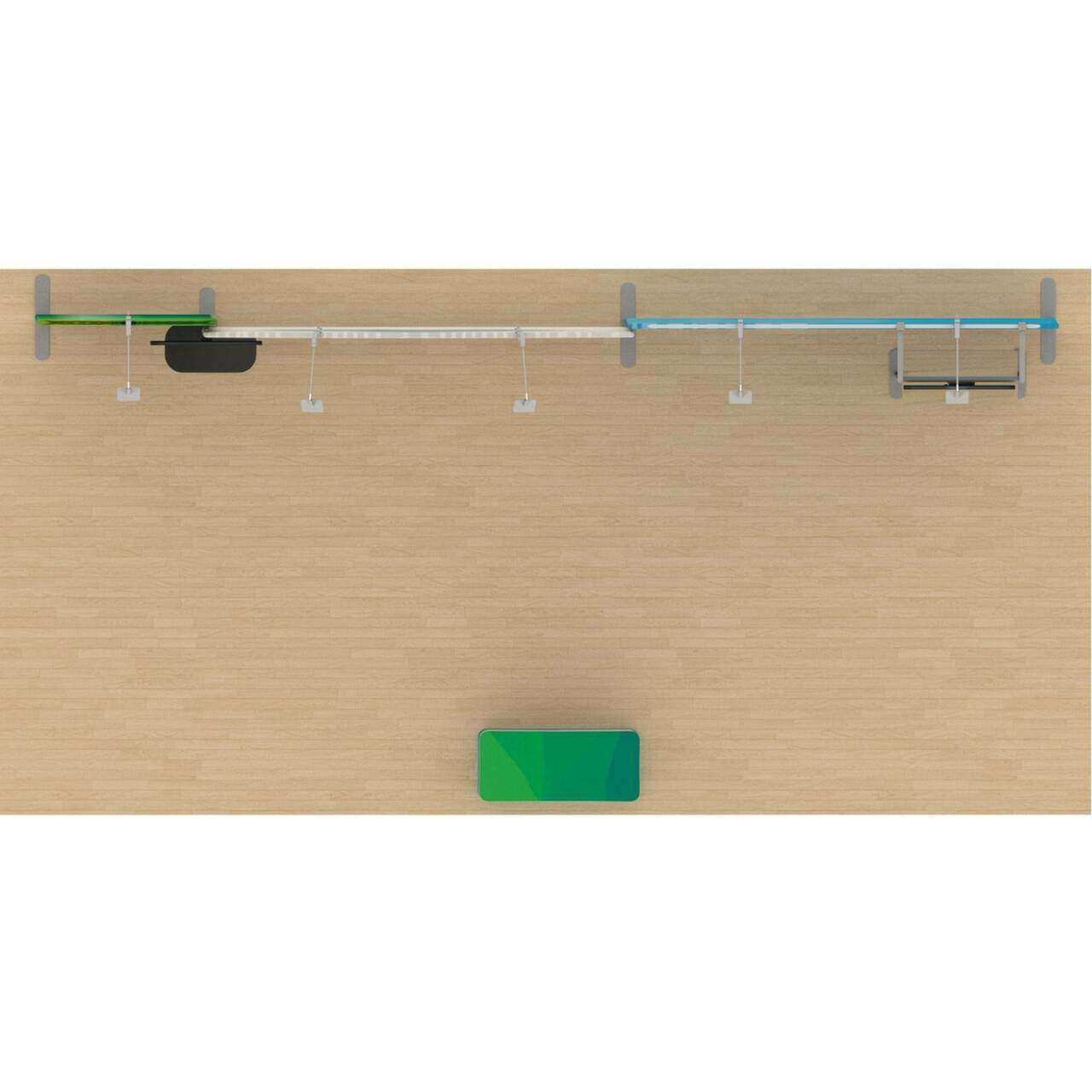 simple 20ft pop up fabric exhibition wall with TVs