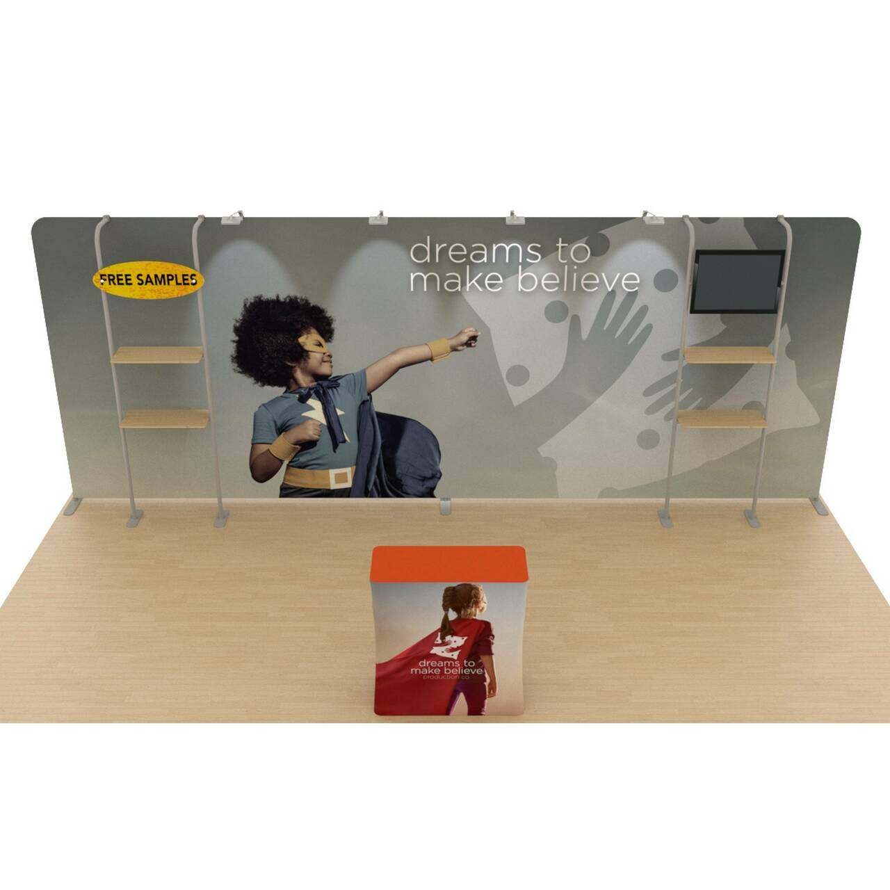 Quick Assemble Aluminum Tension Fabric Stand
