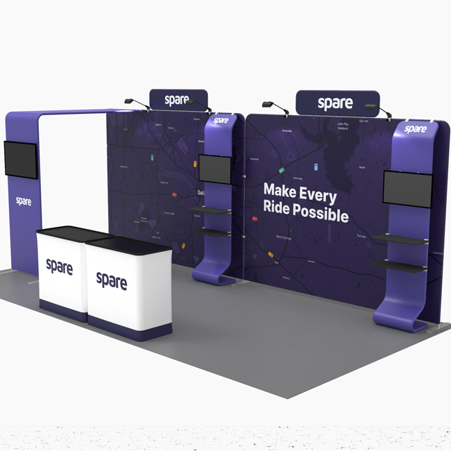 10x20ft Trade Show Exhibition Booth And Walls