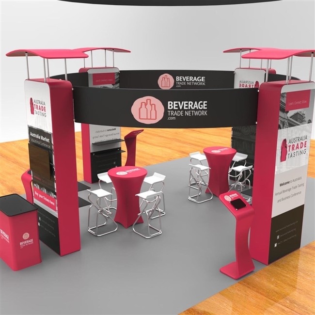 Fashion Reusable Custom Portable Tension Fabric Stand