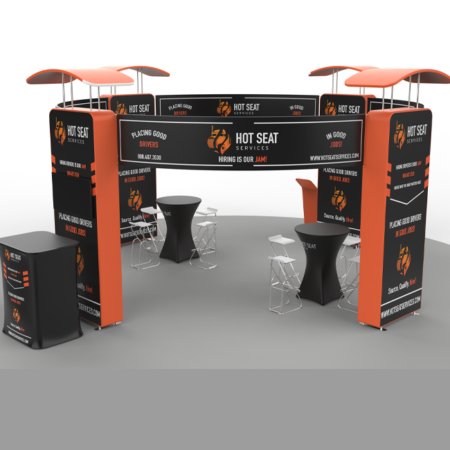 Fashion Reusable Custom Portable Tension Fabric Stand