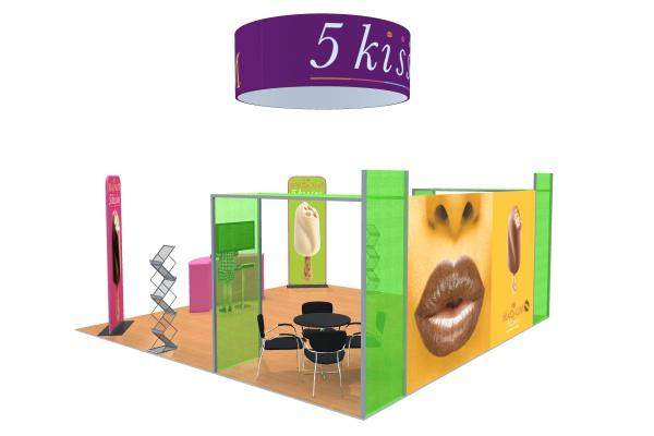 Custom Portable 20x20ft Modular Trade Show Booth Display