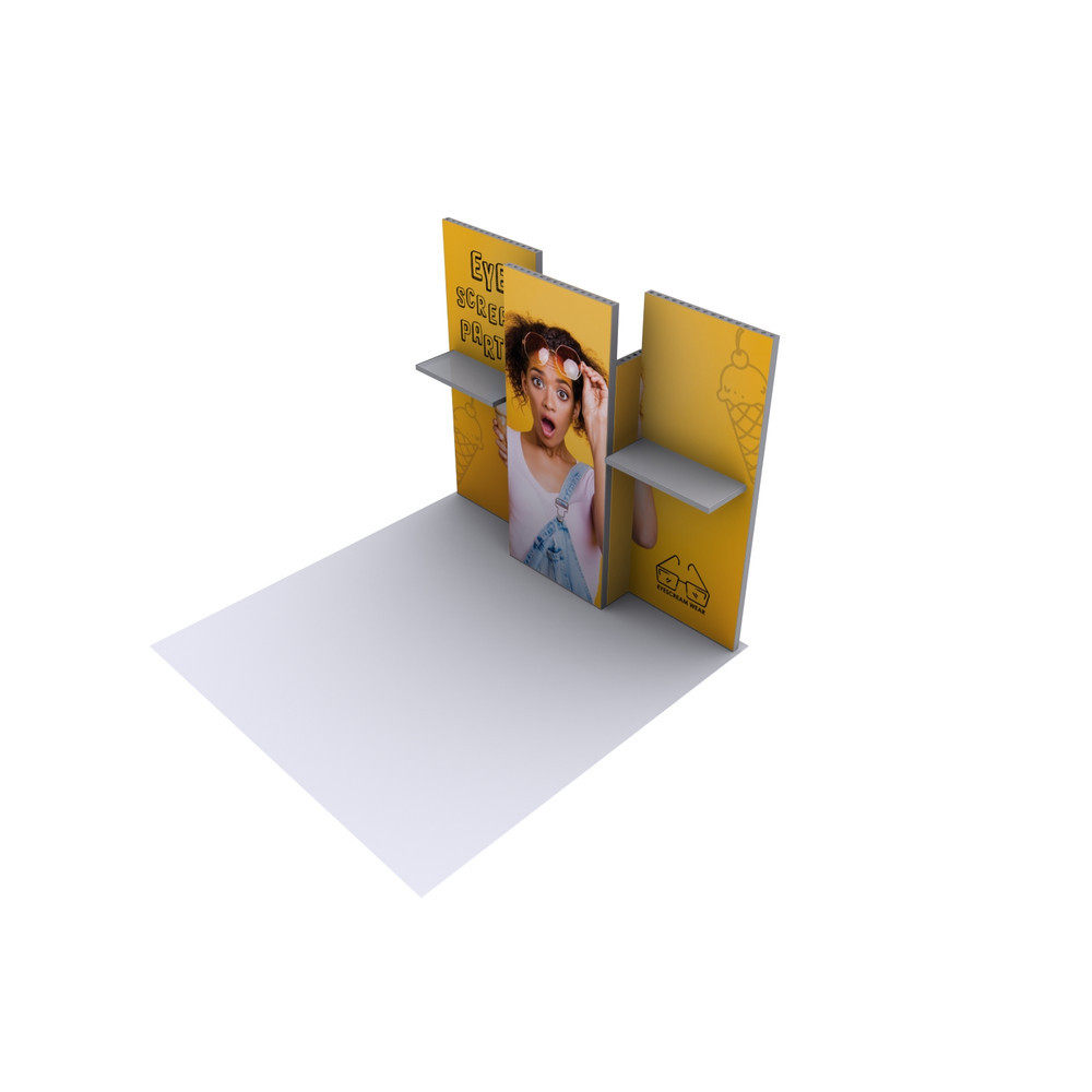 10ft aluminum trade show booth display