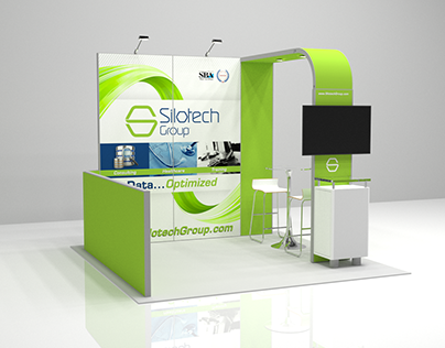standard 10ft aluminum booth with SEG panel