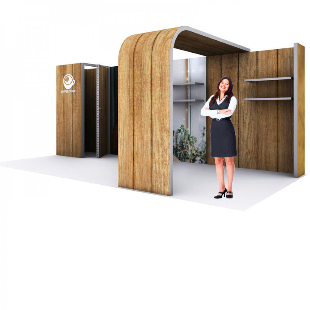 Modern Aluminum Trade Show Display