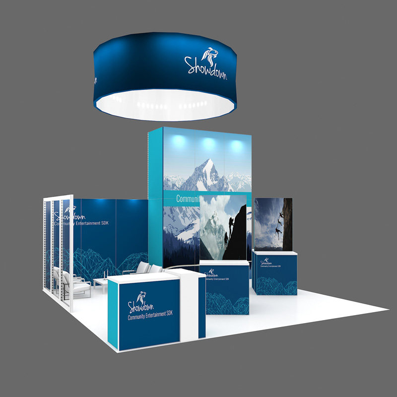Modular Aluminum Trade Show Display for Sales & Rental