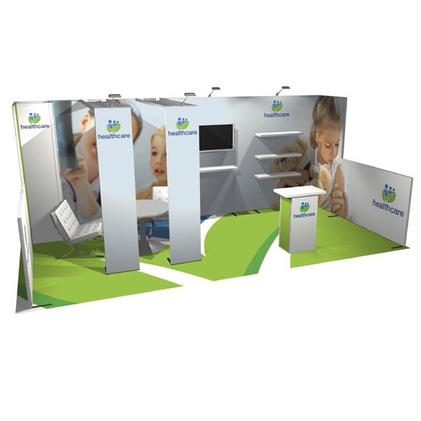 U-shaped Modern Aluminum Trade Show Stand