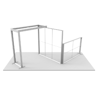 custom LED trade show booth display
