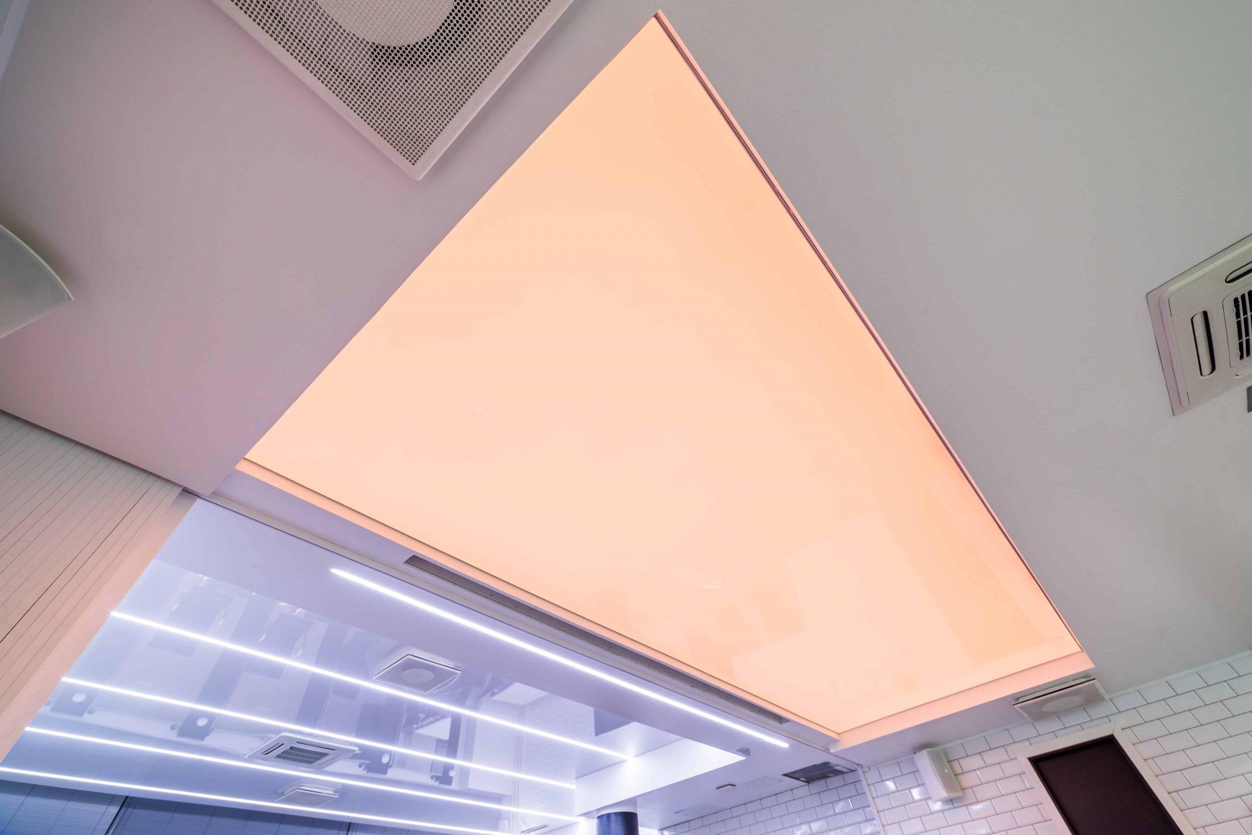 ceiling fast setup textile light box