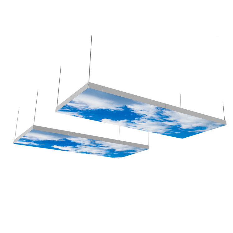 hanging easy assembling aluminum fabric light box