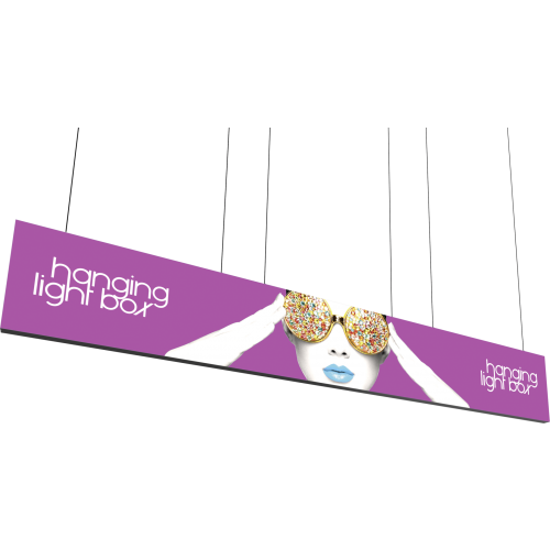 hanging easy assembling aluminum fabric light box