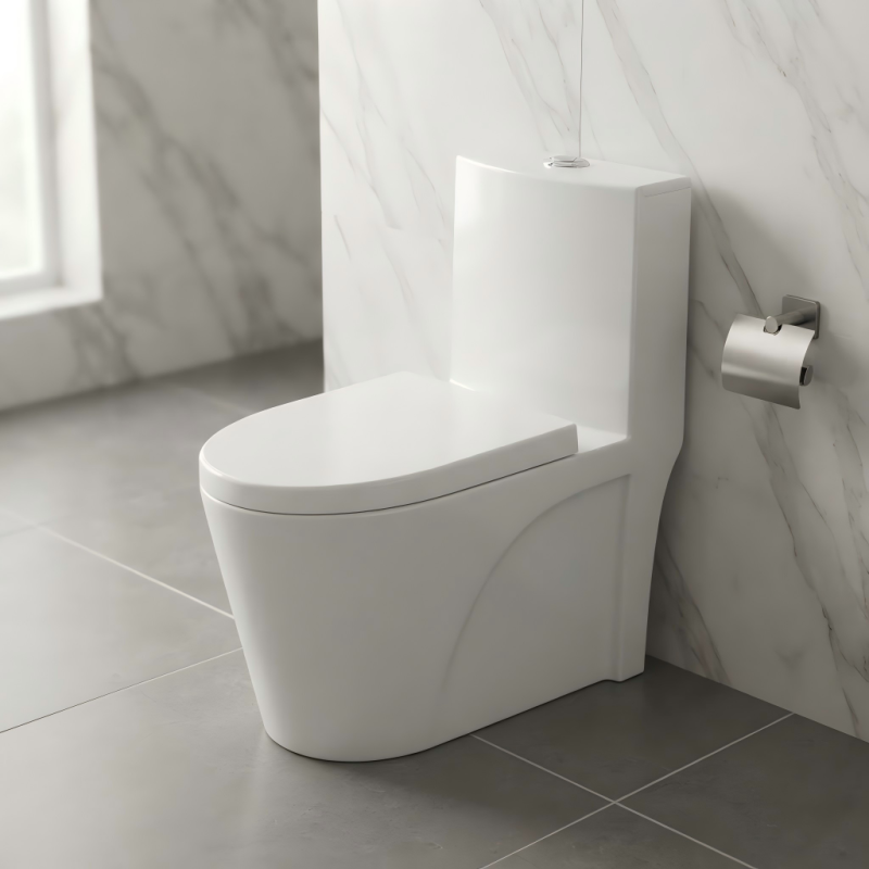 KSB009 High Quality Sanitary Ware Siphonic One Piece Ceramic Flush Toilets Bathroom Water Closet Toilets