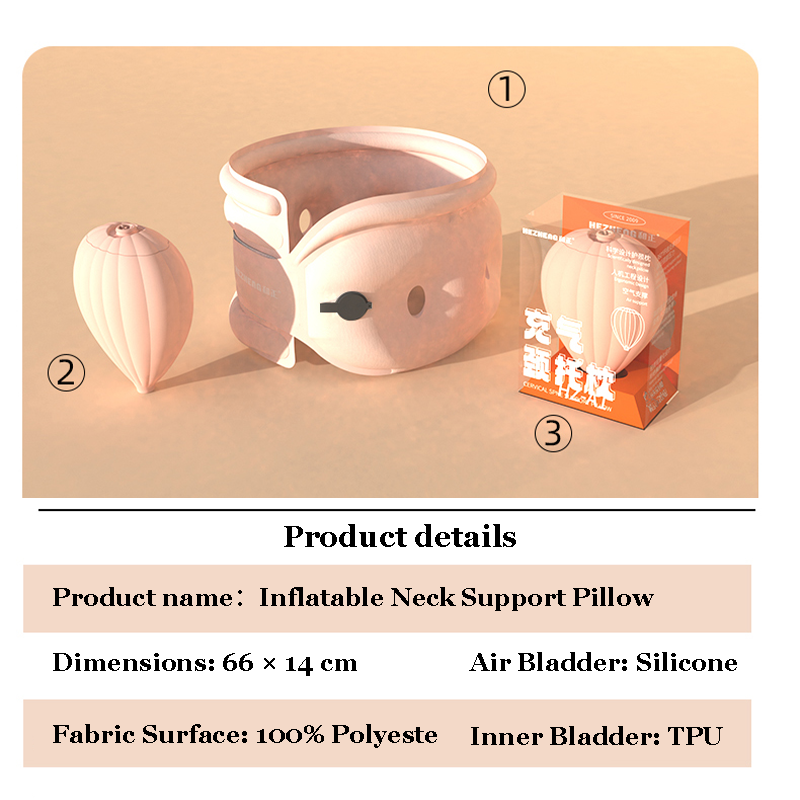 Inflatable U-Shaped Pillow