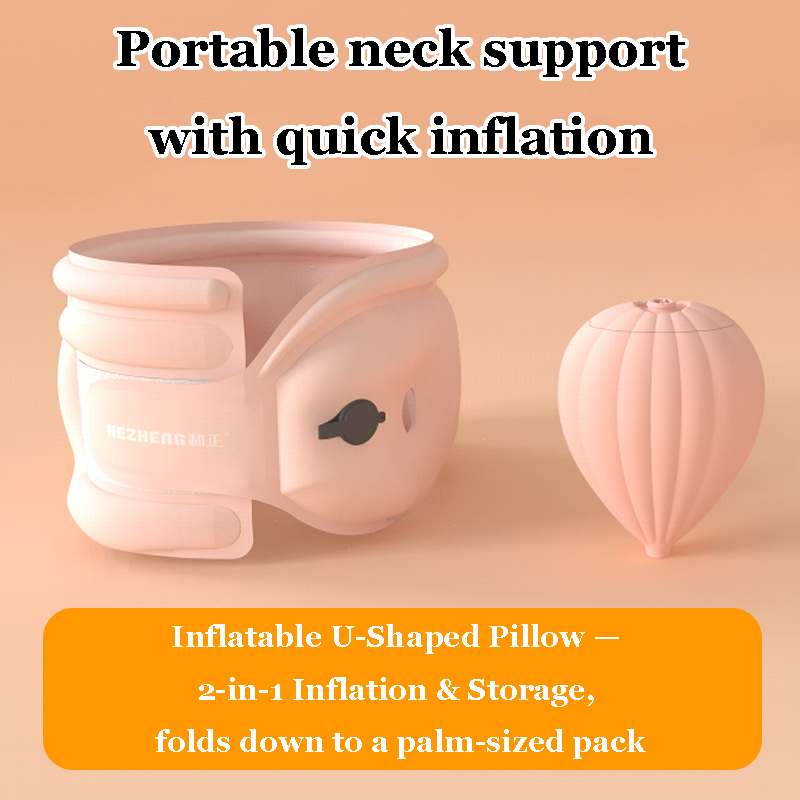 Inflatable U-Shaped Pillow