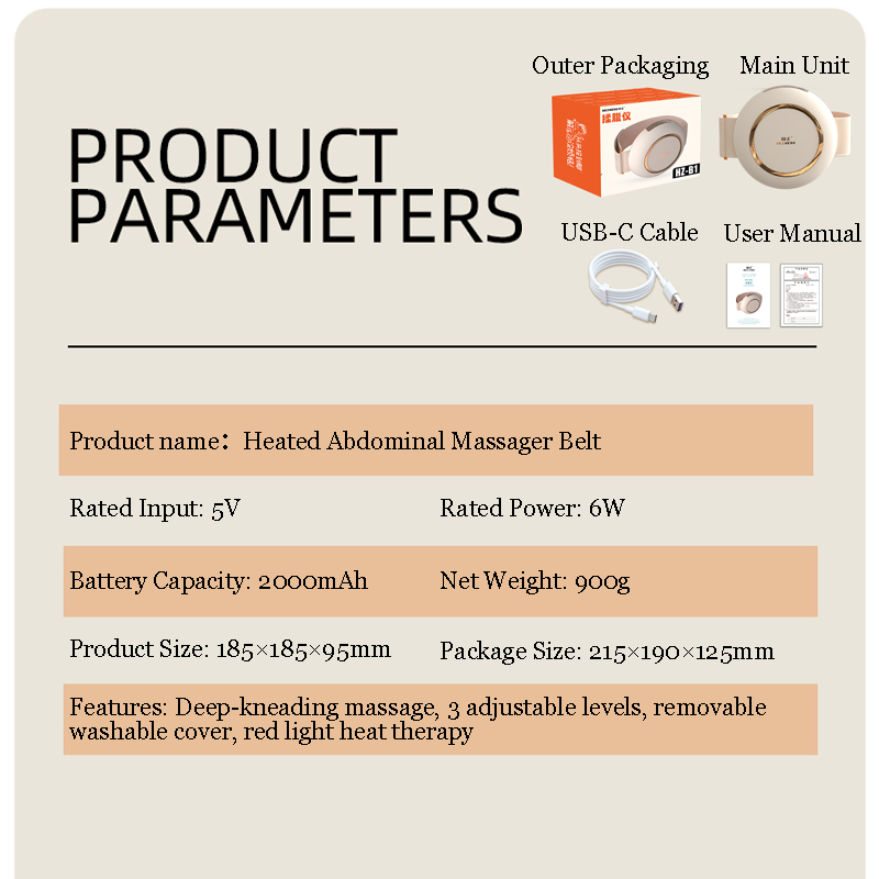 Electric Abdominal Massage Belt