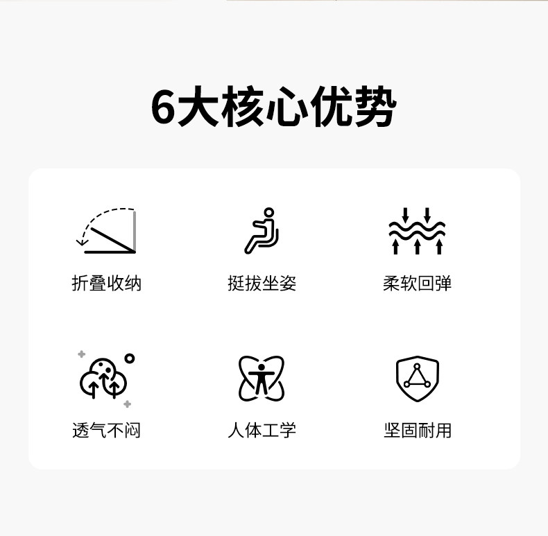 Back Supports Seat Cushion