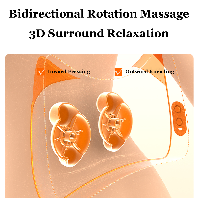 Heated Waist Massager Pillow