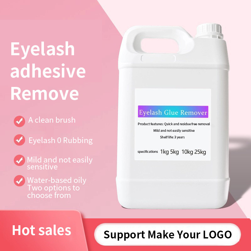Wholesale Eyelash Extension Korean liquid Remover 1kg Cleaning Remover with Customizable Capacity