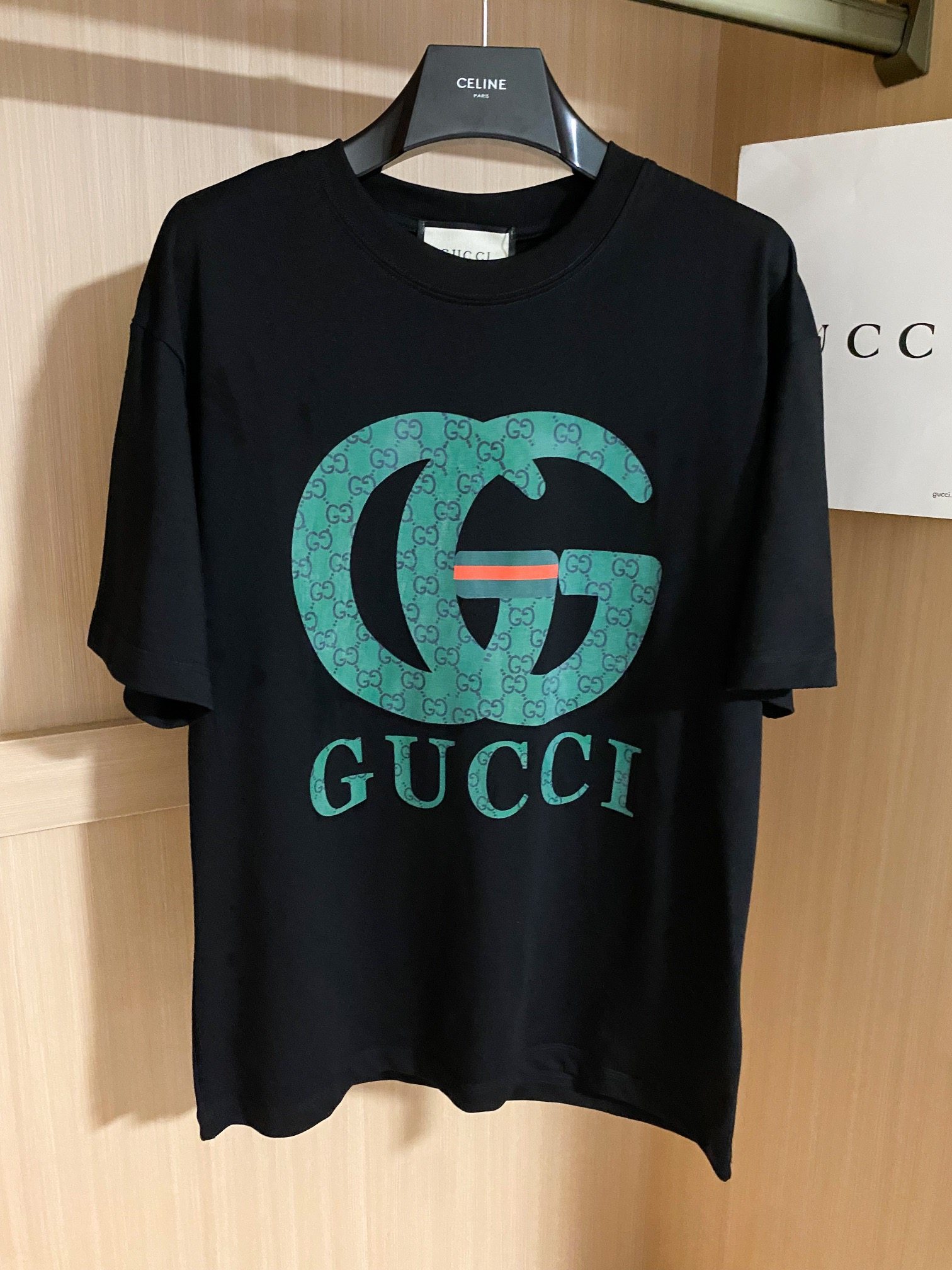 Summer New Short Sleeve Digital printing design of the letter LOGO Customized pure cotton fabric with a weight of 260 grams Same style for both men and women