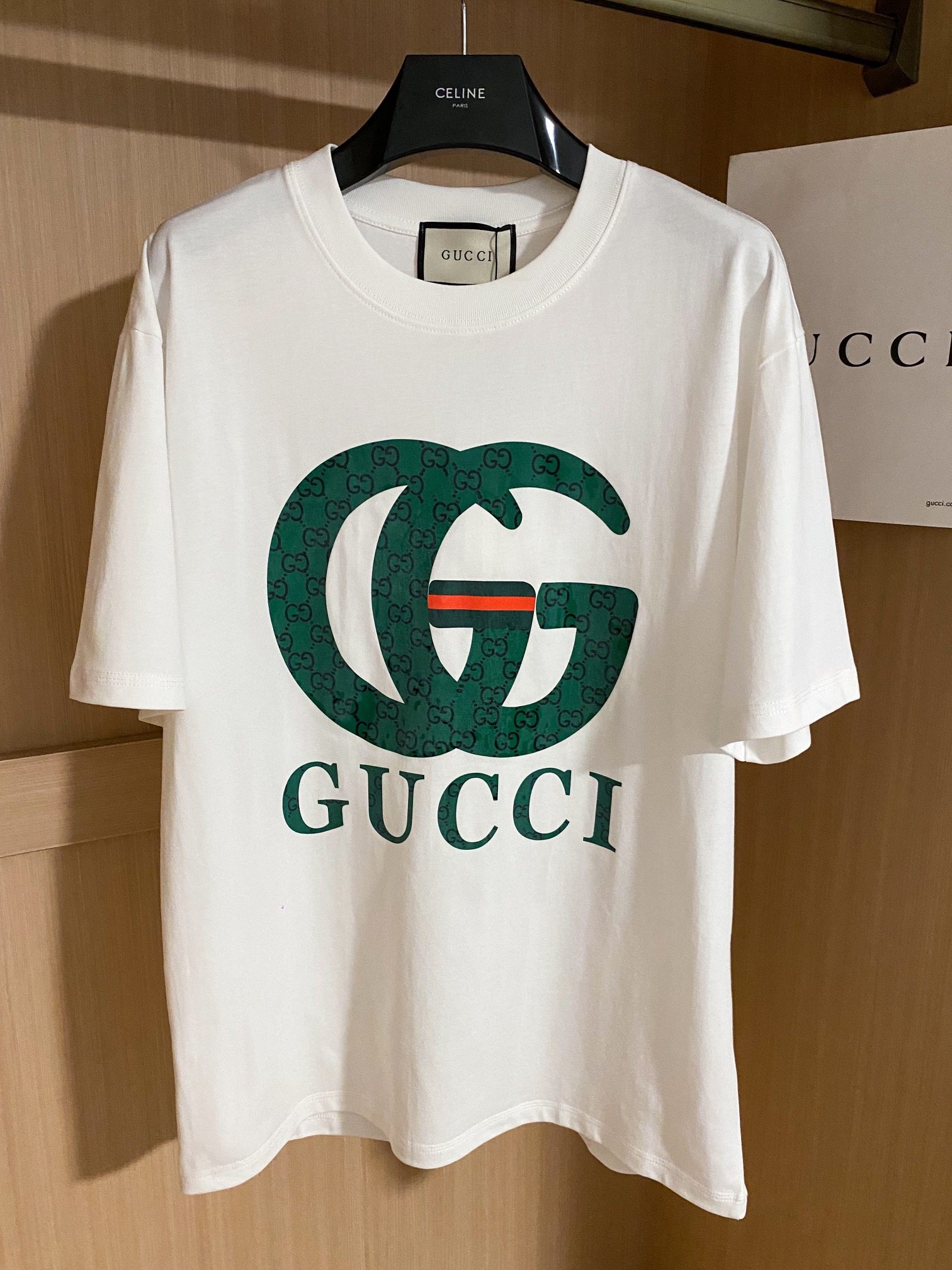 Summer New Short Sleeve Digital printing design of the letter LOGO Customized pure cotton fabric with a weight of 260 grams Same style for both men and women