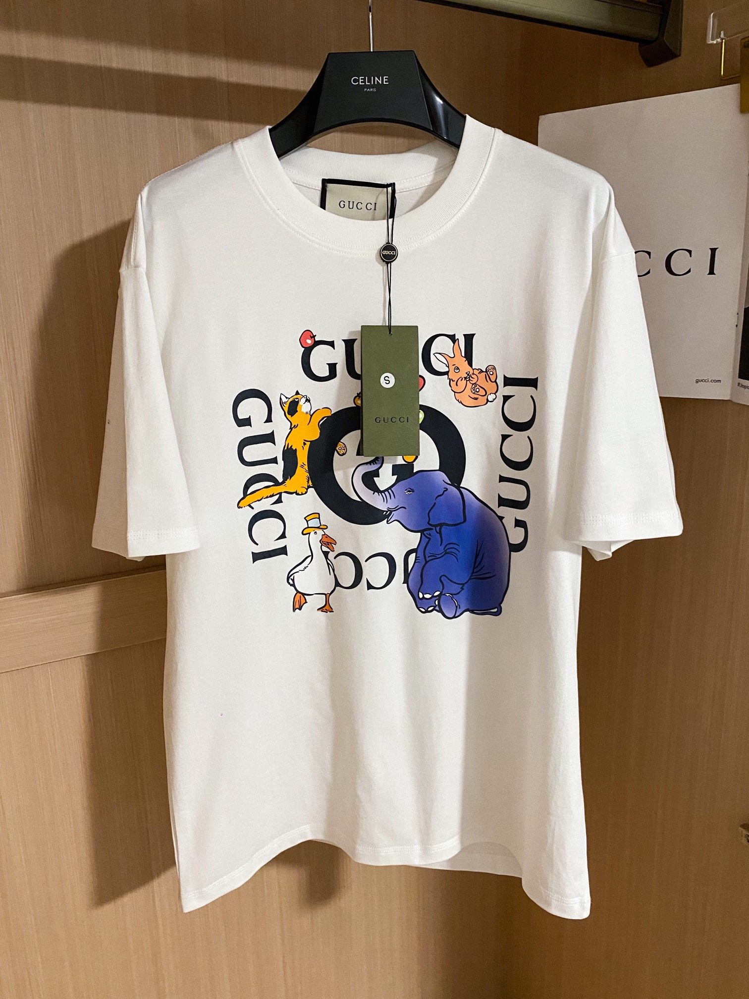 Summer New Short Sleeve Digital printing design of the letter LOGO Customized pure cotton fabric with a weight of 260 grams Same style for both men and women