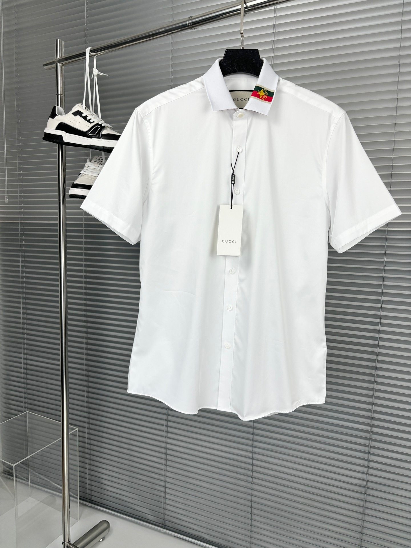 Men's business casual cotton short-sleeved shirt. Goods from the trading company channel. 100% pure bloodline. The 2024 official new product. The classic evergreen ace product!