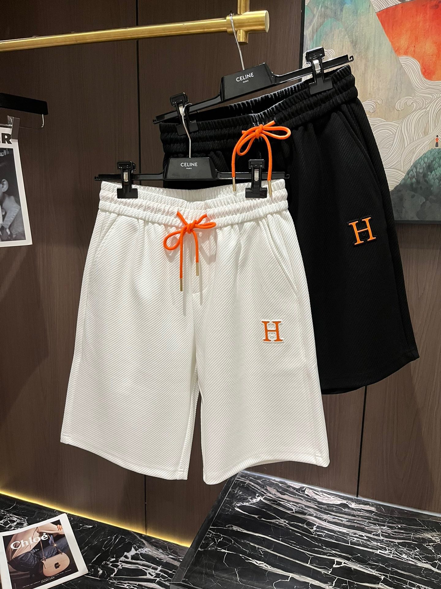 Men's five-point shorts for summer 2024, a popular item!!! So amazing... Extremely good-looking!!! Basic style... The fabric is made of knitted cotton blend fabric