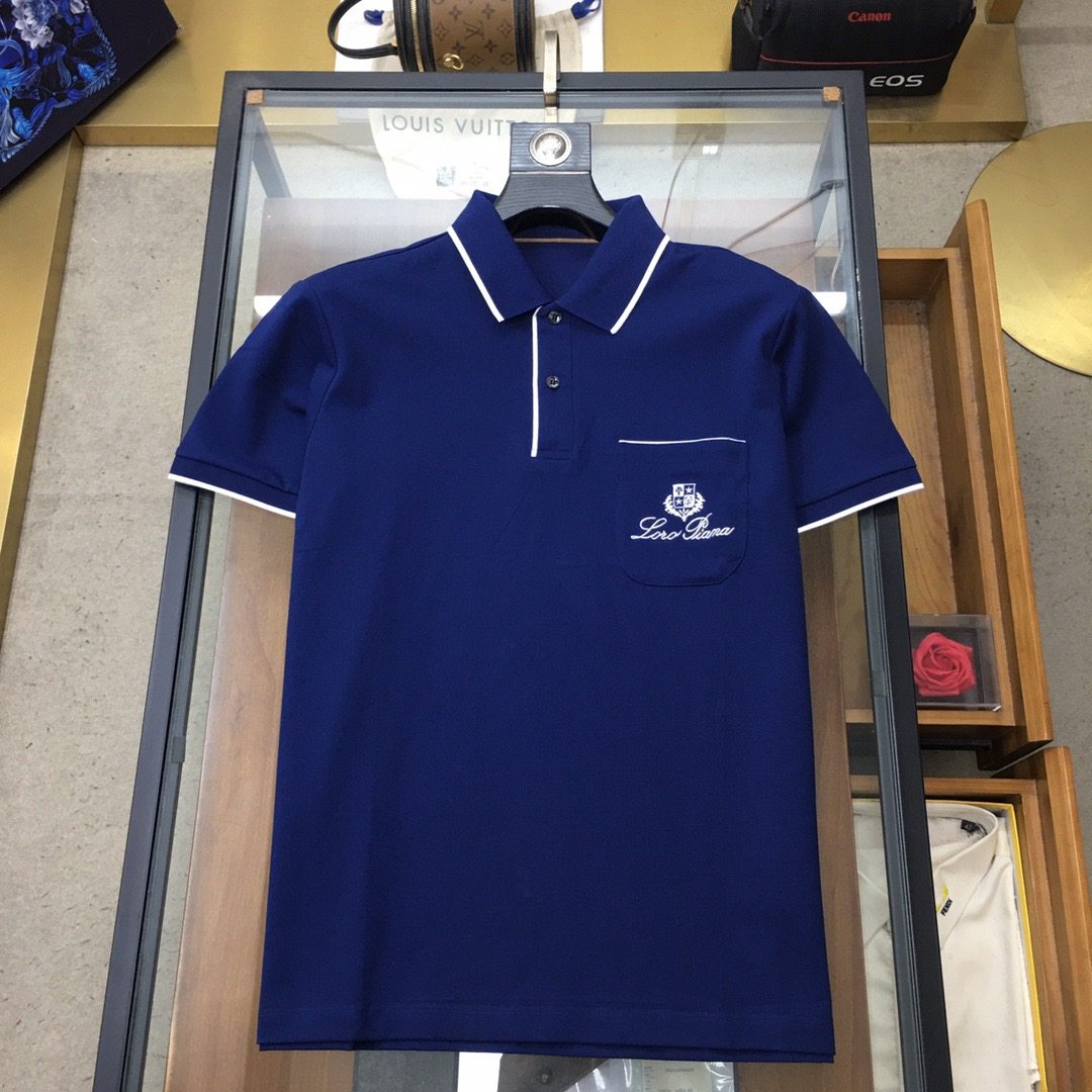 Spring/Summer 2024 New Arrivals. Fashionable POLO / Collared Short Sleeve. High-end custom-made versatile style. Anyone can handle it easily. The fabric is all custom-made. The luxurious and classic brand logo design on the chest.