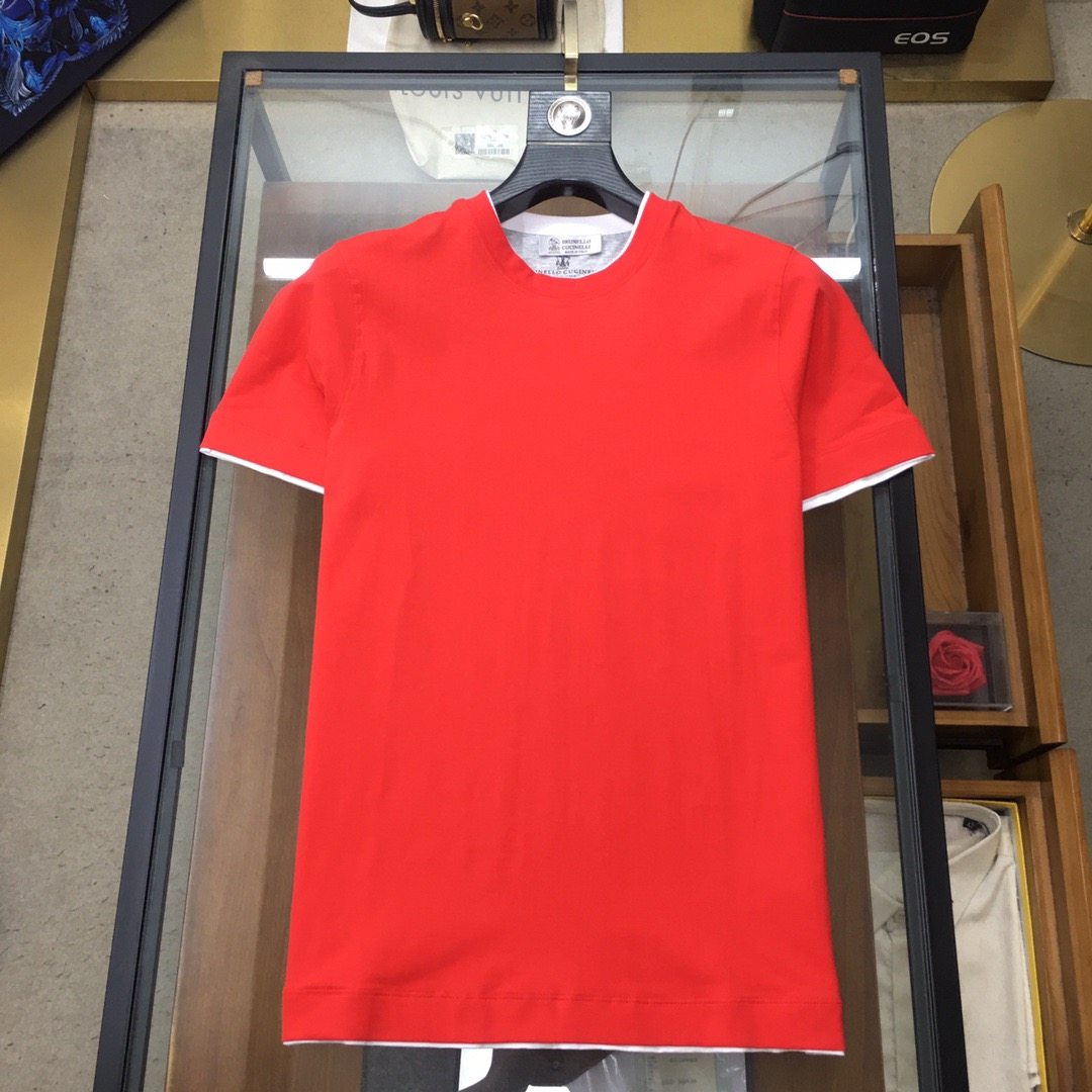 BC Family men's business casual simple round-neck short-sleeved T-shirt. It's the goods from a trading company in Shanghai. The appearance is so perfect.