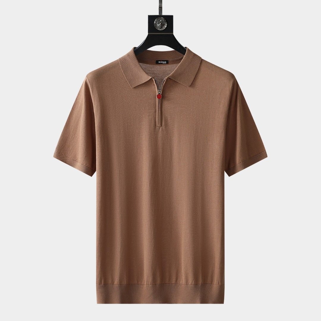 New style men's business casual short-sleeved POLO shirt with turnover collar for Spring/Summer 2024! It's the brand that the old money are chasing after BC and LP! The high-end main line series is also the ace of the entire family, and the price is also the most expensive.