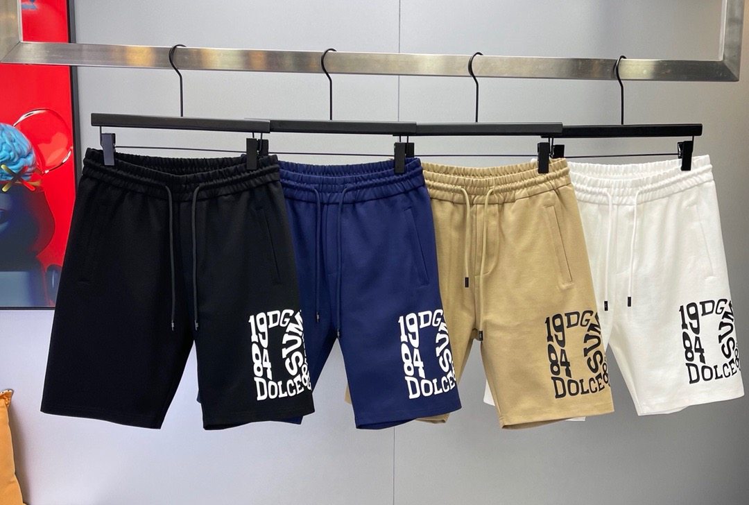 ⚜️ Dujia 23S Summer Men's Five-Point Casual Shorts! Customized weaving and dyeing high-quality pure circle high-end nylon cotton cloth, thick texture, geometric letter printing on the side of the trousers, excellent visual experience, extremely eye-catching brand sense... Cut to a basic casual five-quarter shorts, there's no need to hesitate to wear this versatile style!!! Color: Black. Blue. Khaki. white