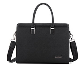 Laptop Bag Briefcase Design Business Laptop Waterproof Computer Handbag Coffee Men Bag Soft Sided Leather Briefcase