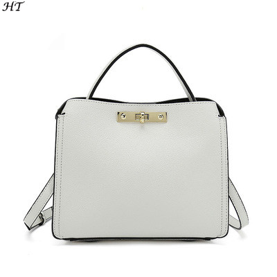 Manufacturers Custom Metal Logo Classic Fashion Multicolor Top Handle Shoulder Ladies Hand Bag